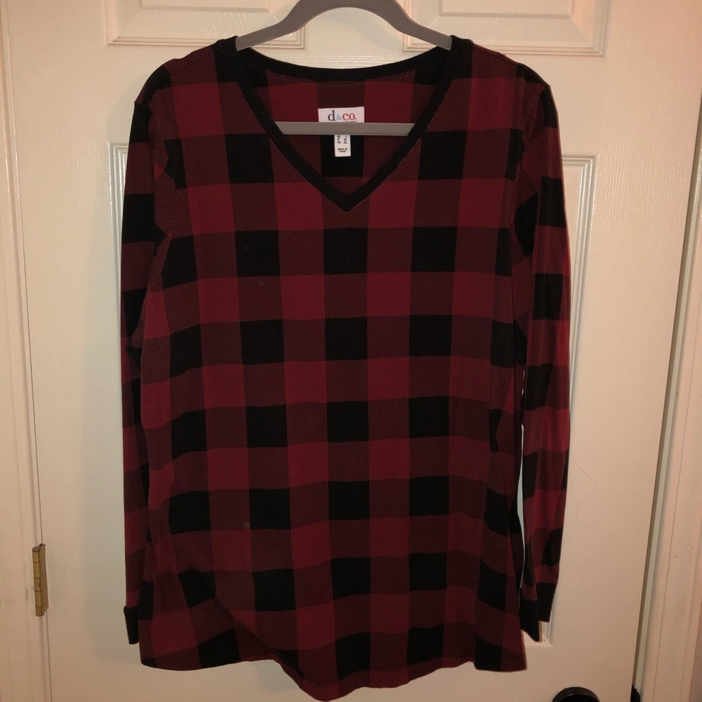 Buffalo Plaid long sleeve top